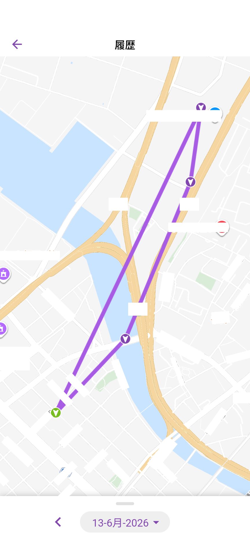 マイファーストフォンGPS